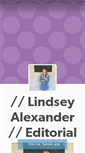 Mobile Screenshot of lindsey-alexander.com